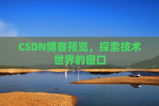 CSDN博客预览,探索技术世界的窗口